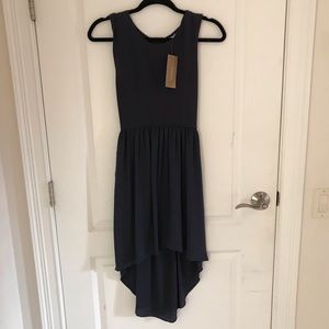Francesca’s Navy High Low Dress NWT